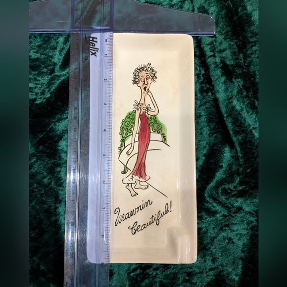 Vintage California Pottery Ashtray “Mawnin Beautiful”. - Picture 4 of 4